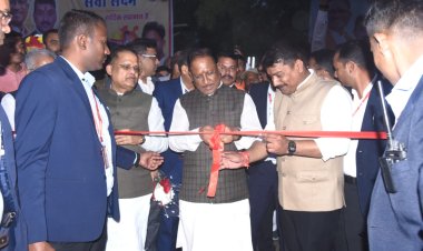 *मुख्यमंत्री विष्णु देव साय ने बेलतरा विधायक कार्यालय "सेवा सदन" किया शुभारंभ*