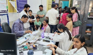 *आयुर्वेद महाविद्यालय अस्पताल में  502 बच्चों का स्वर्ण प्राशन*