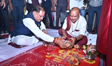 77 विकास कार्यों का शिलान्यास और लोकार्पण किया