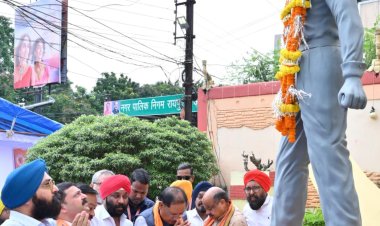 CM Vishnu Deo Sai pays  tribute to martyr Bhagat Singh on his birth anniversary