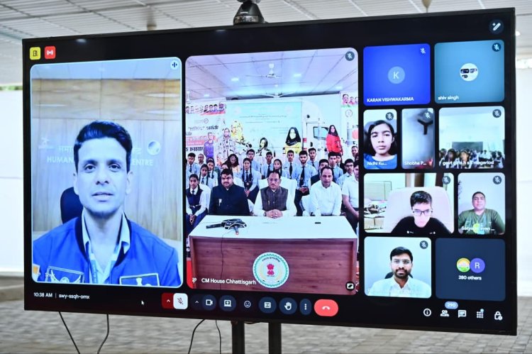 ग्रुप कैप्टन शुभांशु शुक्ला की उपलब्धि देश के युवाओं के लिए प्रेरणादायी: मुख्यमंत्री श्री साय