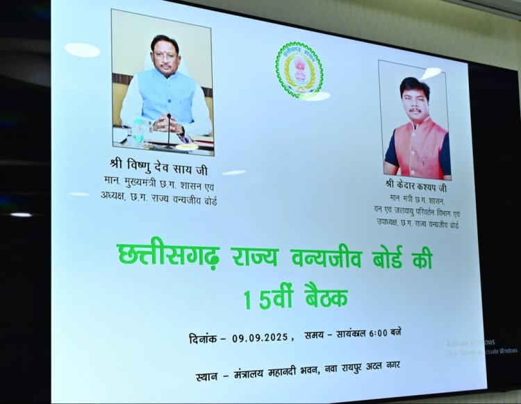 छत्तीसगढ़ में वन्य प्राणियों का संरक्षण और संवर्धन हमारी प्राथमिकता – मुख्यमंत्री श्री विष्णु देव साय