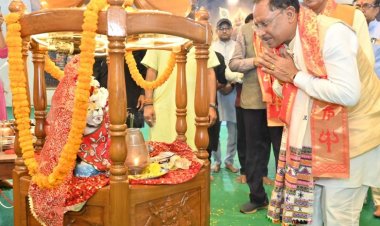 उत्साह, उमंग और सद्भावना बढ़ाने का पर्व है नवरात्रि : मुख्यमंत्री श्री साय