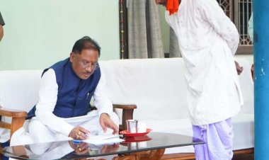 मुख्यमंत्री श्री विष्णु देव साय ने की गोवर्धन पूजा, प्रदेश की सुख-समृद्धि और खुशहाली की कामना की