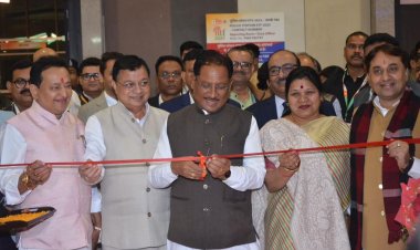 अंतरराष्ट्रीय व्यापार मेले में  मुख्यमंत्री श्री विष्णुदेव साय ने छत्तीसगढ़ पेवेलियन का किया अवलोकन