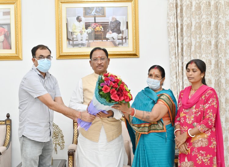 शासकीय मदद से गणेशराम का किडनी प्रत्यारोपण सफल, मुख्यमंत्री से मिल कर परिवार ने जताया आभार