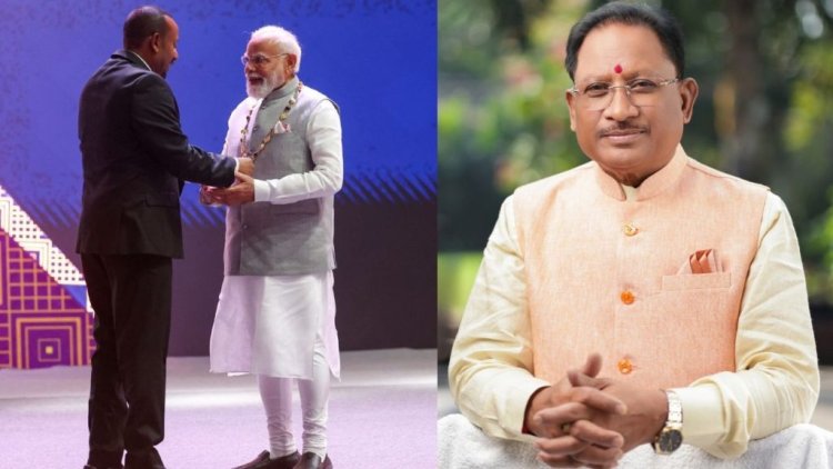*प्रधानमंत्री श्री नरेन्द्र मोदी को इथियोपिया के सर्वोच्च नागरिक सम्मान से अलंकृत किए जाने पर मुख्यमंत्री श्री विष्णु देव साय ने दी बधाई और शुभकामनाएं*