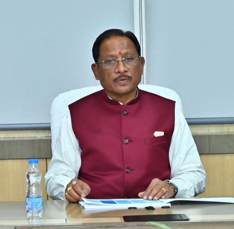 *मुख्यमंत्री श्री विष्णु देव साय ने खनिज साधन विभाग के कामकाज की समीक्षा की*