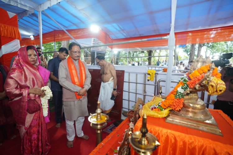 *मुख्यमंत्री श्री विष्णुदेव साय ने भोरमदेव धाम में की पूजा-अर्चना, प्रदेश की सुख-समृद्धि के लिए की मंगलकामना*