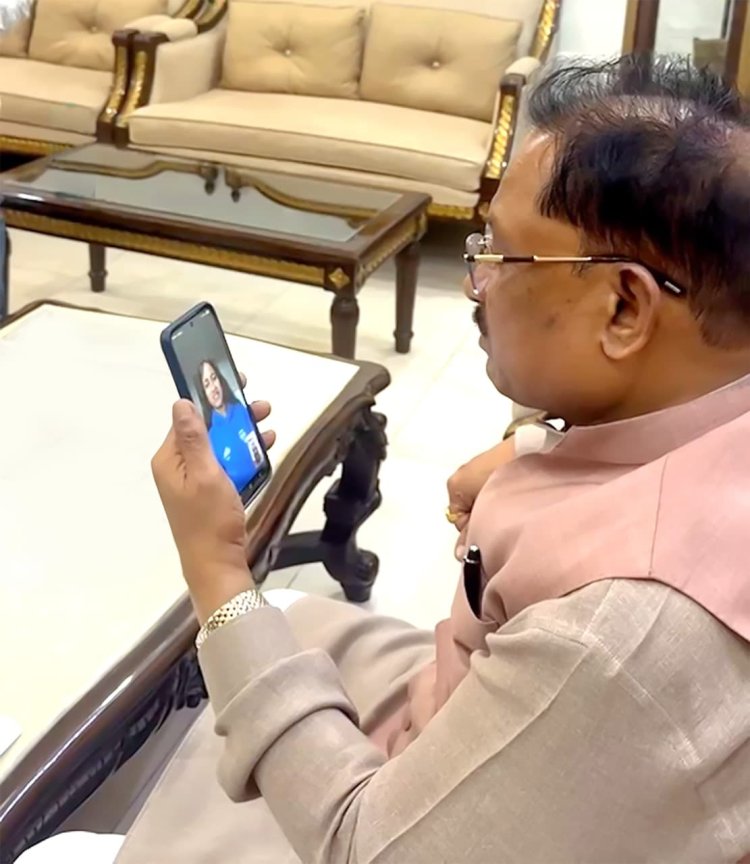 *कॉमनवेल्थ गेम्स-2026 में रजत पदक जीतने वाली ज्ञानेश्वरी यादव से मुख्यमंत्री ने की आत्मीय बातचीत*