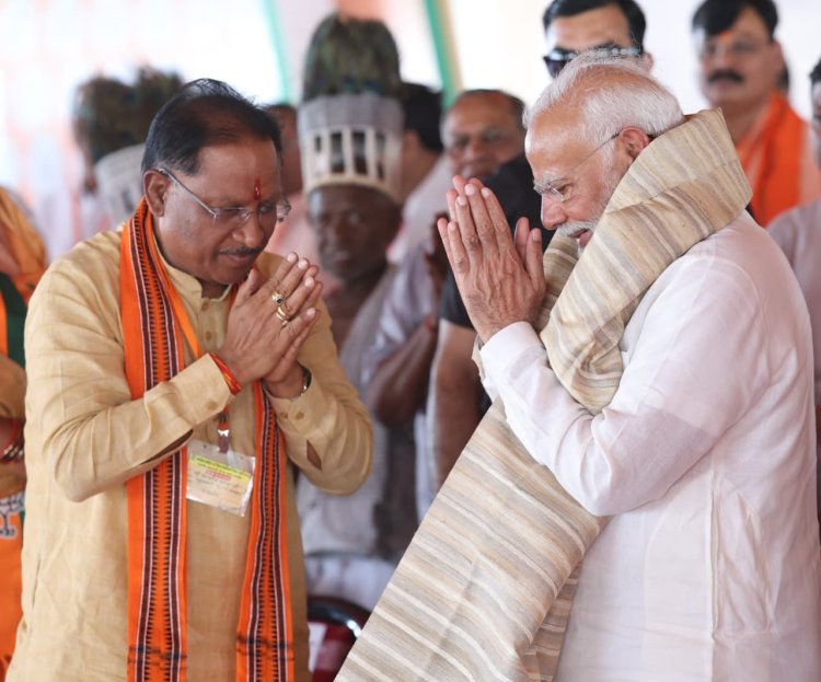 *प्रधानमंत्री श्री नरेंद्र मोदी का स्नेह और मार्गदर्शन छत्तीसगढ़ को सदैव मिलता रहा है : मुख्यमंत्री श्री विष्णुदेव साय*