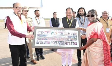 *राष्ट्रपति श्रीमती द्रौपदी मुर्मु छत्तीसगढ़ प्रवास के पश्चात रायपुर से हुईं रवाना*