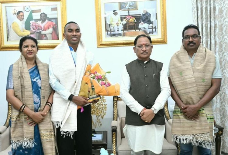 प्रदेश के युवाओं के लिए प्रेरणा हैं अनिमेष, उनकी सफलता से छत्तीसगढ़ की खेल प्रतिभाओं को मिलेगी नई ऊर्जा : मुख्यमंत्री श्री साय