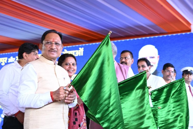 ताड़ोकी - रावघाट एवं अभनपुर - कुरूद रेलखंडों का लोकार्पण, रायपुर में आधुनिक इलेक्ट्रिक लोकोमोटिव मेंटेनेंस फैसिलिटी की आधारशिला